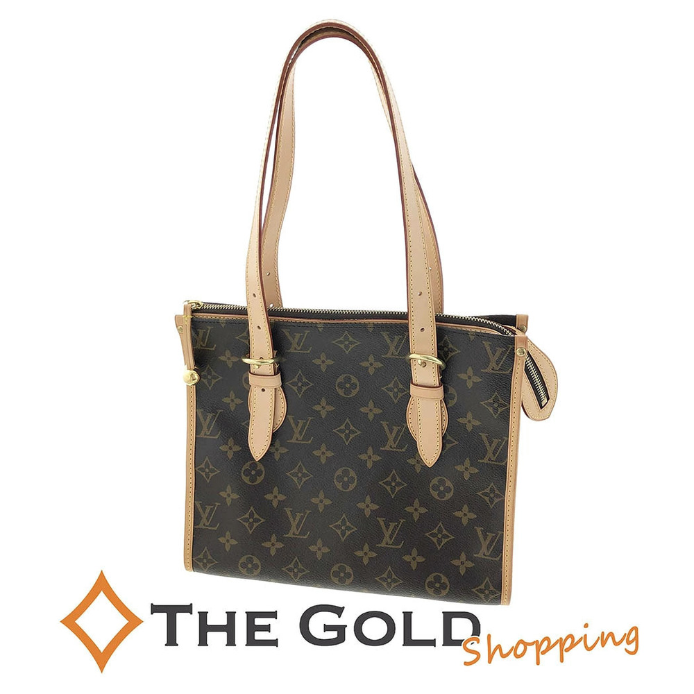 Louis Vuitton Popincourt Monogram Canvas Tote Bag Brown